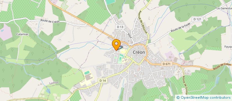 localisation de l'entreprise MONSIEUR CHARLIE SMITH à CREON