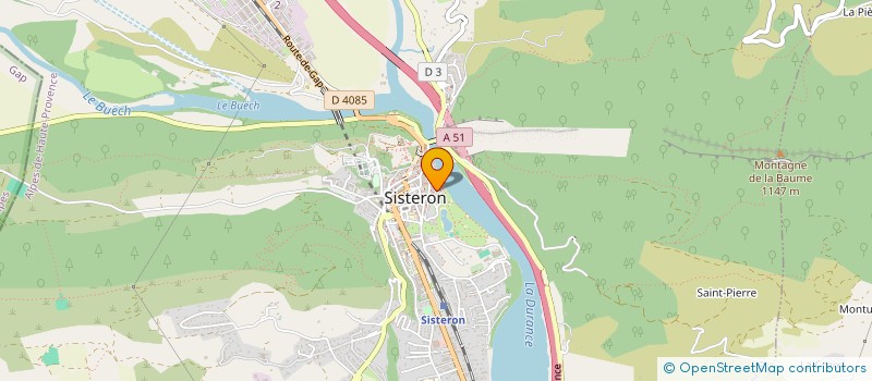 localisation de l'entreprise MONSIEUR CHARLIE TESSIER  SISTERON