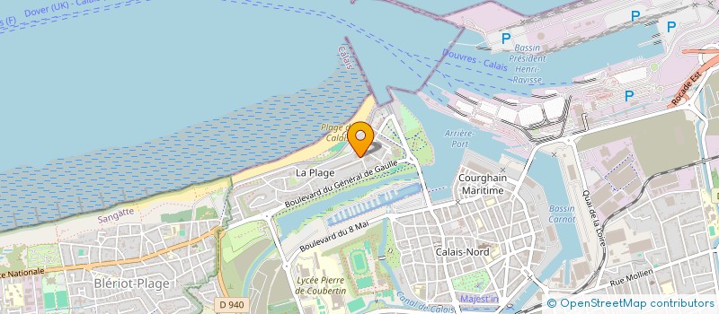 localisation de l'entreprise MONSIEUR CHARLIE VANDERBECQ  CALAIS