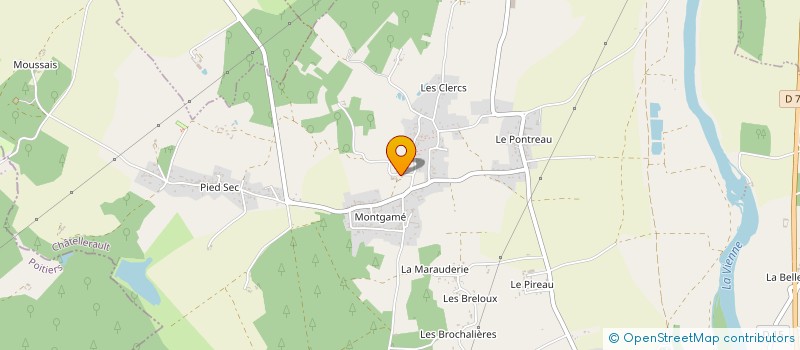 localisation de l'entreprise MONSIEUR CHARLIE VERDIER  VOUNEUIL-SUR-VIENNE