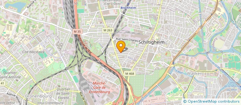 localisation de l'entreprise MONSIEUR CHARLIN GUERRA  SCHILTIGHEIM