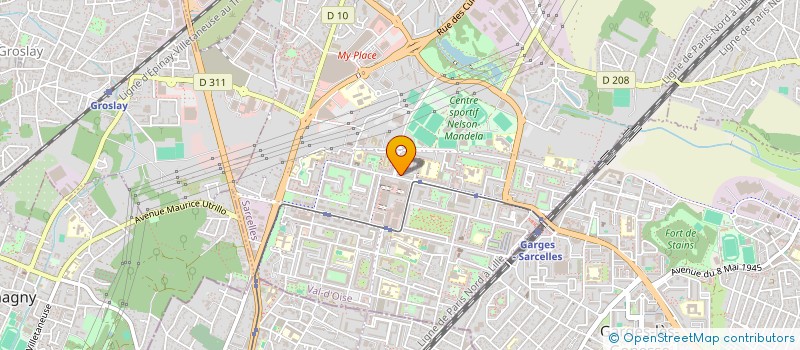 localisation de l'entreprise MONSIEUR CHARLIQUE NOEL à GONESSE