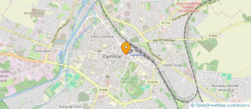 localisation de l'entreprise MONSIEUR CHARLOT LOUBRY à CAMBRAI