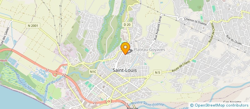 localisation de l'entreprise MONSIEUR CHARLOT VINGADASSALOM  SAINT-LOUIS