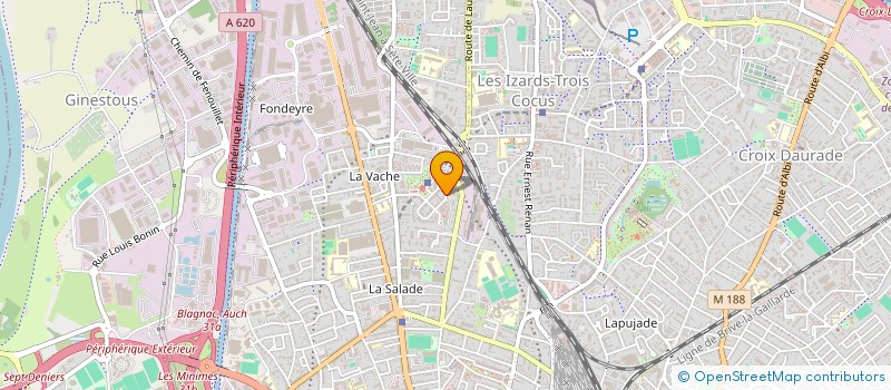 localisation de l'entreprise MONSIEUR CHARLY AGUETTAZ à TOULOUSE