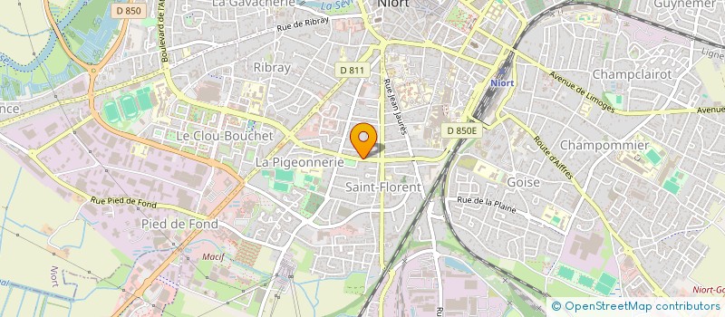 localisation de l'entreprise MONSIEUR CHARLY ALLAIN à NIORT