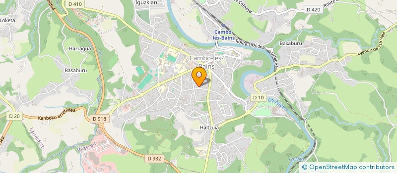 localisation de l'entreprise MONSIEUR CHARLY ANQUETIL  CAMBO-LES-BAINS