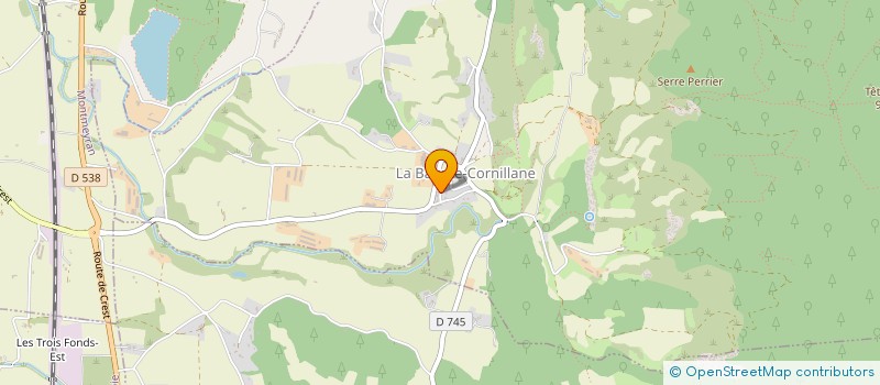 localisation de l'entreprise MONSIEUR CHARLY ARNOUX  MONTMEYRAN