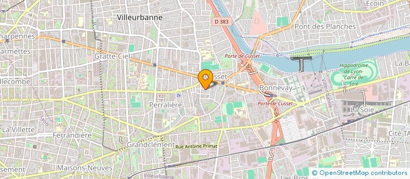 localisation de l'entreprise MONSIEUR CHARLY BARILLOT  VILLEURBANNE