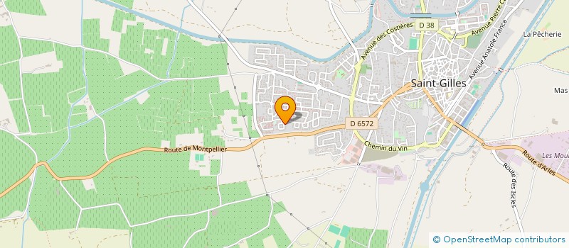 localisation de l'entreprise MONSIEUR CHARLY BASCOU  SAINT-GILLES