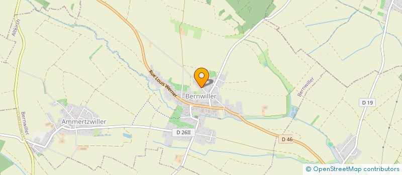 localisation de l'entreprise MONSIEUR CHARLY BAUR  BERNWILLER