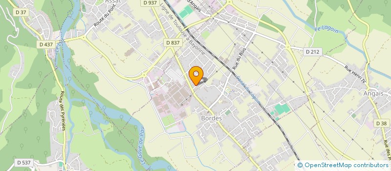 localisation de l'entreprise MONSIEUR CHARLY BAYLE  BORDES