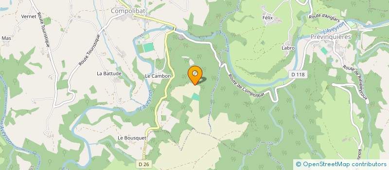 localisation de l'entreprise MONSIEUR CHARLY BEDEL  BRANDONNET