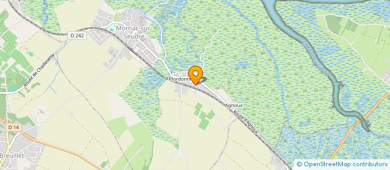 localisation de l'entreprise MONSIEUR CHARLY BELAUD  MORNAC-SUR-SEUDRE