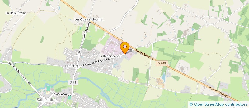 localisation de l'entreprise MONSIEUR CHARLY BERNARD à SALLERTAINE