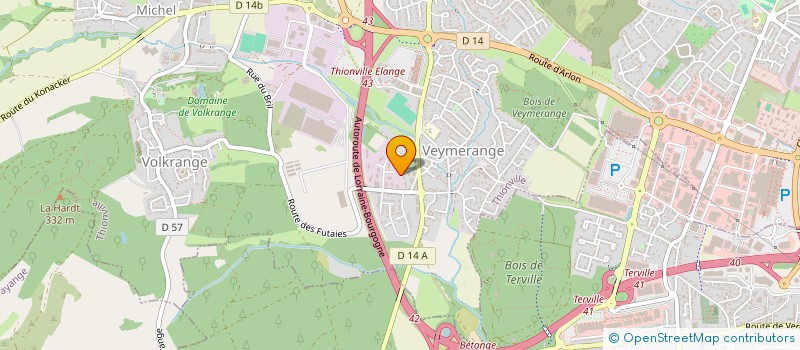 localisation de l'entreprise MONSIEUR CHARLY BEYAERT  THIONVILLE