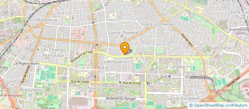 localisation de l'entreprise MONSIEUR CHARLY BONIOU  RENNES