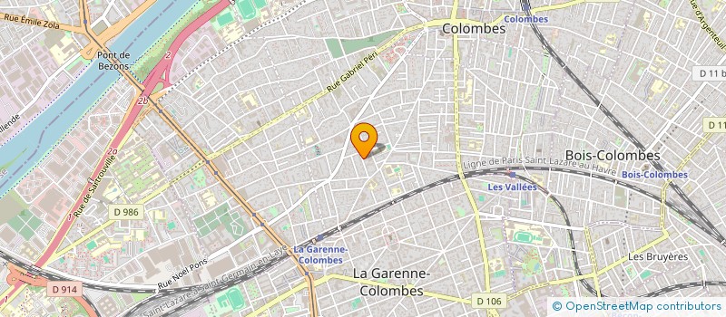 localisation de l'entreprise MONSIEUR CHARLY BOURIANNE  COLOMBES