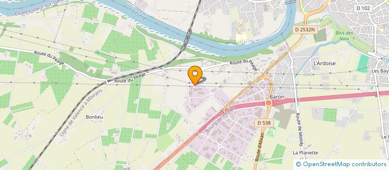 localisation de l'entreprise MONSIEUR CHARLY BOZON  MOURS-SAINT-EUSEBE