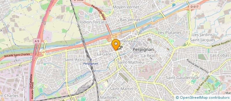 localisation de l'entreprise MONSIEUR CHARLY BURGALAT  PERPIGNAN