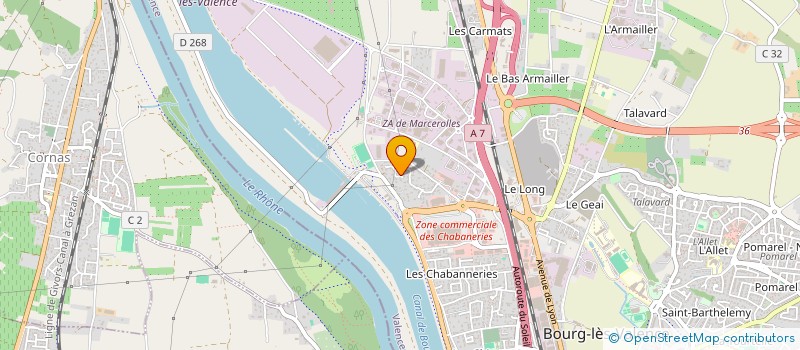 localisation de l'entreprise MONSIEUR CHARLY CAMPS  BOURG-LES-VALENCE