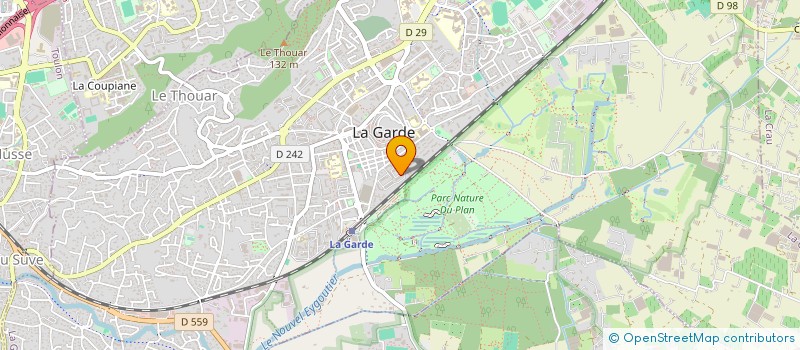 localisation de l'entreprise MONSIEUR CHARLY CANAVATE  LA CRAU