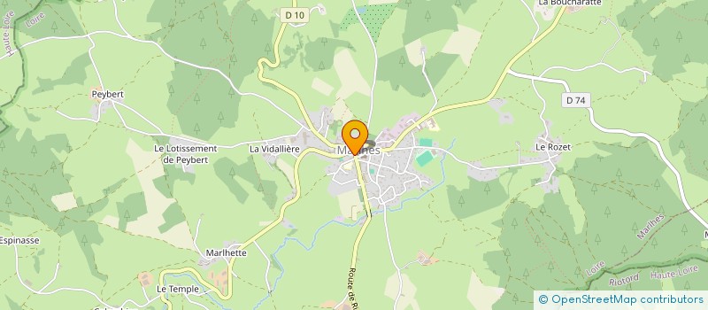 localisation de l'entreprise MONSIEUR CHARLY CANCADE  MARLHES