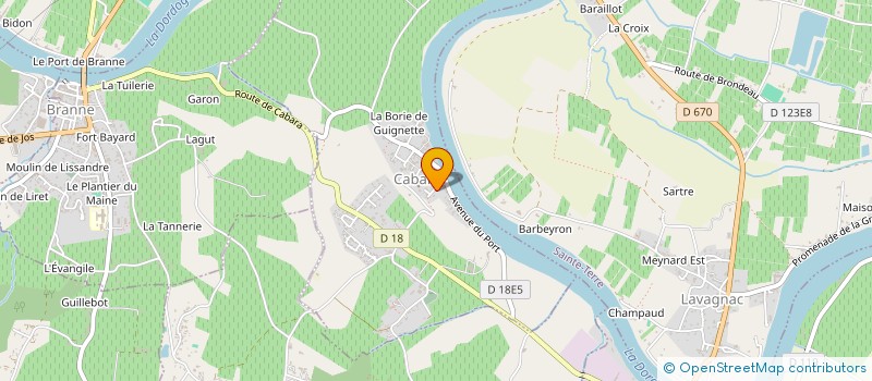 localisation de l'entreprise MONSIEUR CHARLY CAPAROS  JUGAZAN