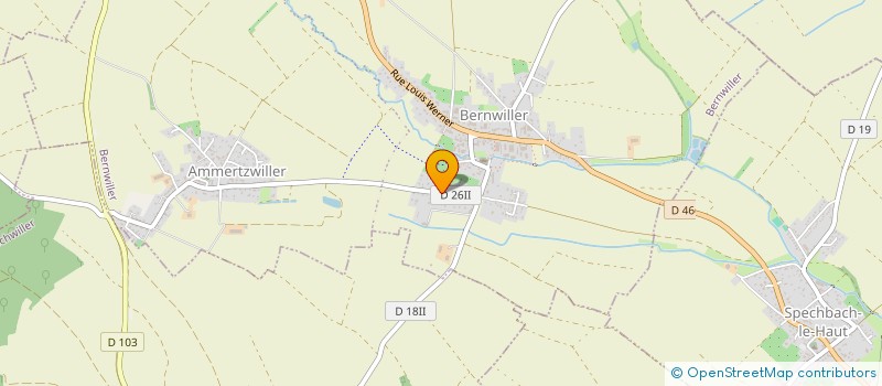 localisation de l'entreprise MONSIEUR CHARLY CASTELLANI  BERNWILLER