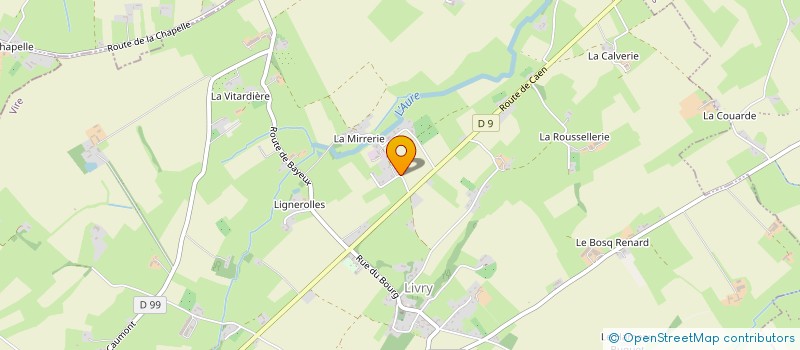 localisation de l'entreprise MONSIEUR CHARLY CATHERINE  CAUMONT-SUR-AURE