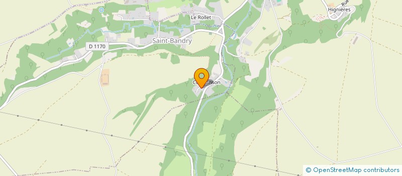 localisation de l'entreprise MONSIEUR CHARLY CHEVAL  SAINT-BANDRY