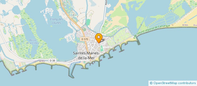 localisation de l'entreprise MONSIEUR CHARLY CINTRAT  SAINTES-MARIES-DE-LA-MER