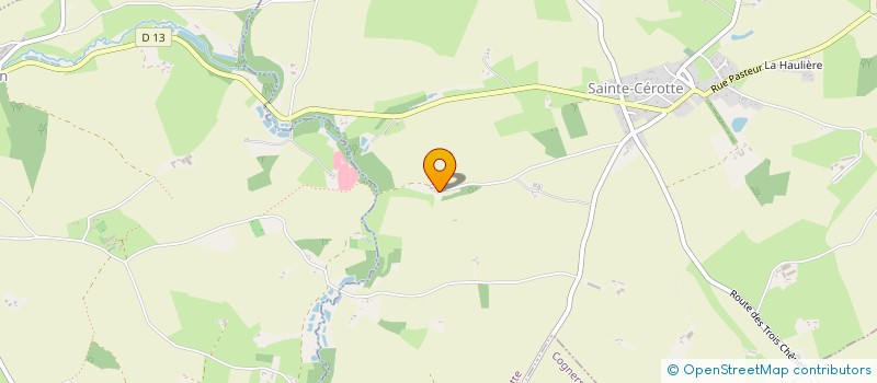 localisation de l'entreprise MONSIEUR CHARLY COCHIN  SAINTE-CEROTTE