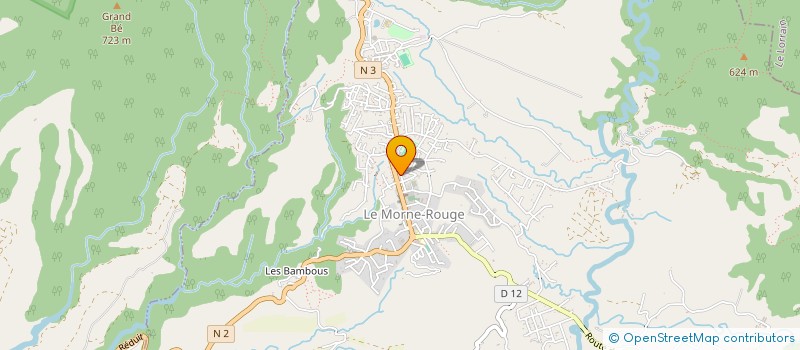 localisation de l'entreprise MONSIEUR CHARLY COLOSSE  LE MORNE-ROUGE