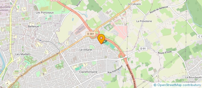 localisation de l'entreprise MONSIEUR CHARLY CORBEAU  LE MANS