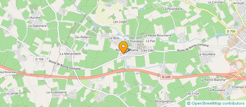 localisation de l'entreprise MONSIEUR CHARLY COUILLAUD  VALLET