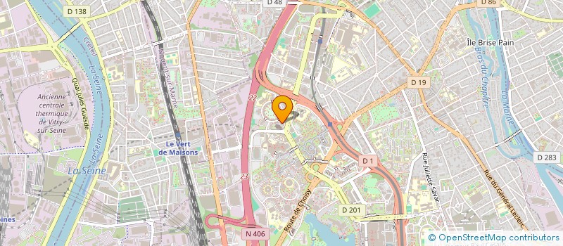 localisation de l'entreprise MONSIEUR CHARLY DAHAN  CRETEIL