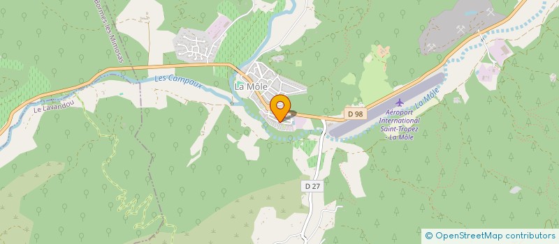 localisation de l'entreprise MONSIEUR CHARLY DARRAS  LA MOLE