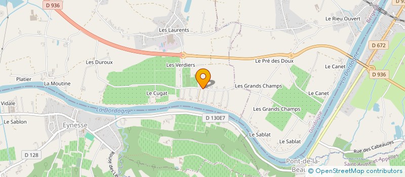 localisation de l'entreprise MONSIEUR CHARLY DEBARD  SAINT-ANTOINE-DE-BREUILH