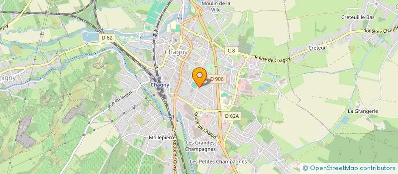 localisation de l'entreprise MONSIEUR CHARLY DEFORGES à CHAGNY