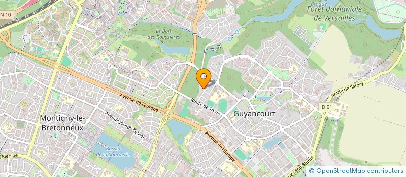 localisation de l'entreprise MONSIEUR CHARLY DELANOE  GUYANCOURT