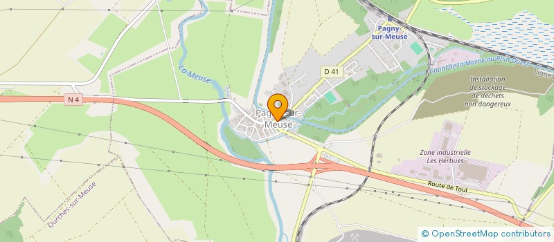 localisation de l'entreprise MONSIEUR CHARLY DELOY à PAGNY-SUR-MEUSE