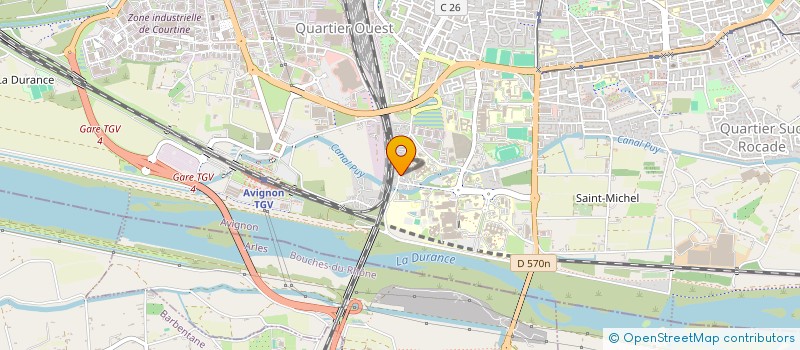 localisation de l'entreprise MONSIEUR CHARLY DESLYS  AVIGNON