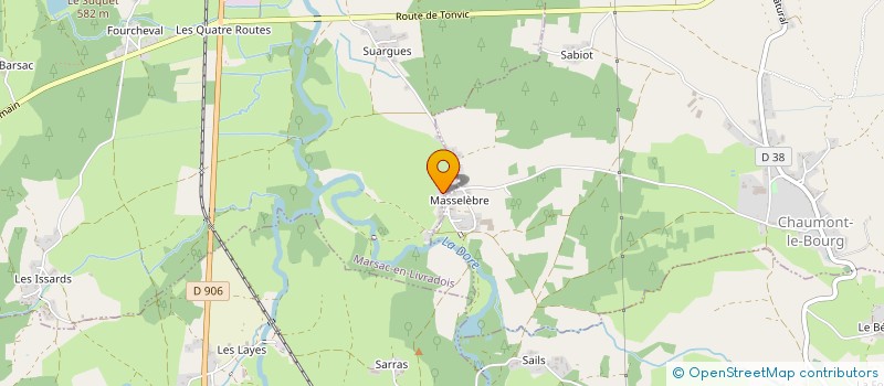 localisation de l'entreprise MONSIEUR CHARLY DESSAIGNE  MARSAC-EN-LIVRADOIS