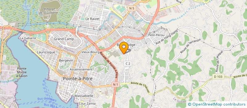 localisation de l'entreprise MONSIEUR CHARLY DUPUITS à LES ABYMES