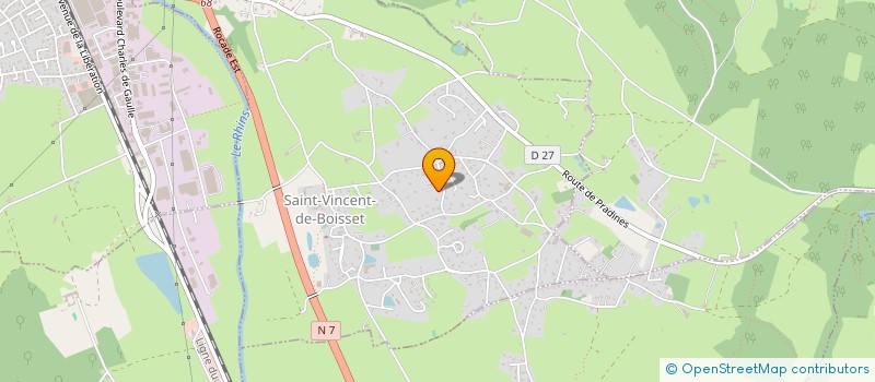 localisation de l'entreprise MONSIEUR CHARLY FERNANDEZ-MUNIZ  NOTRE-DAME-DE-BOISSET