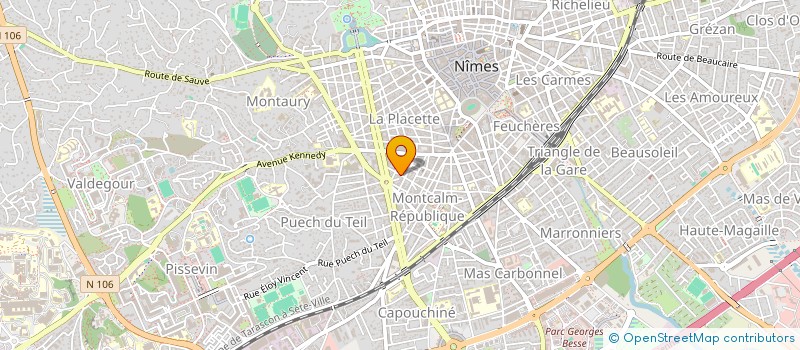 localisation de l'entreprise MONSIEUR CHARLY FERRARA  NIMES