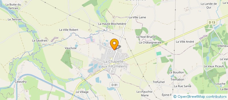 localisation de l'entreprise MONSIEUR CHARLY FOUASSIER  LA CHAPELLE-AUX-FILTZMEENS