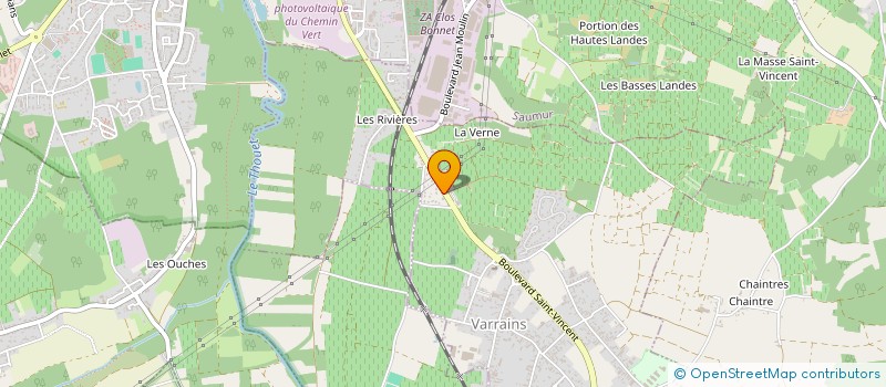 localisation de l'entreprise MONSIEUR CHARLY FREZEAU  VARRAINS