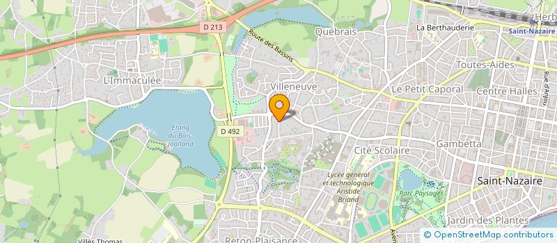 localisation de l'entreprise MONSIEUR CHARLY GARREAU  SAINT-NAZAIRE